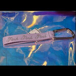 PINK VICTORIA'S SECRET Wristlet Strap Keychain